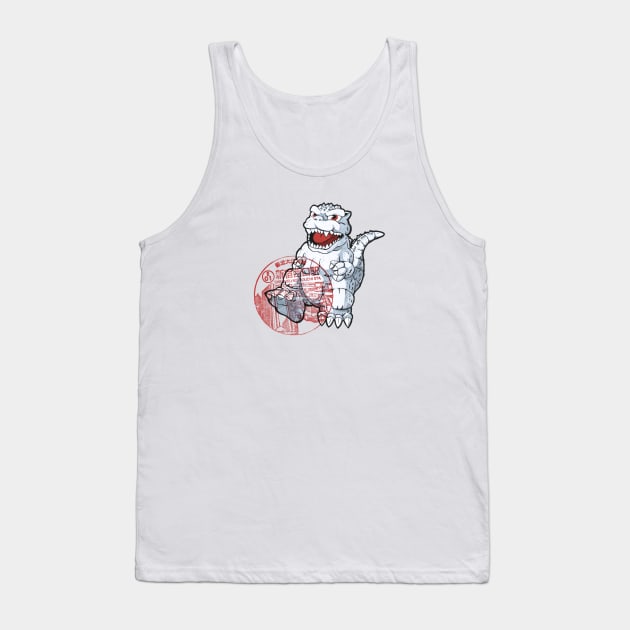 Shinjuku Kaiju Tank Top by cedriclopezf